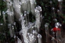 'Goldfish at Waterfall'.Photo was shot through an opening... by David Owen 